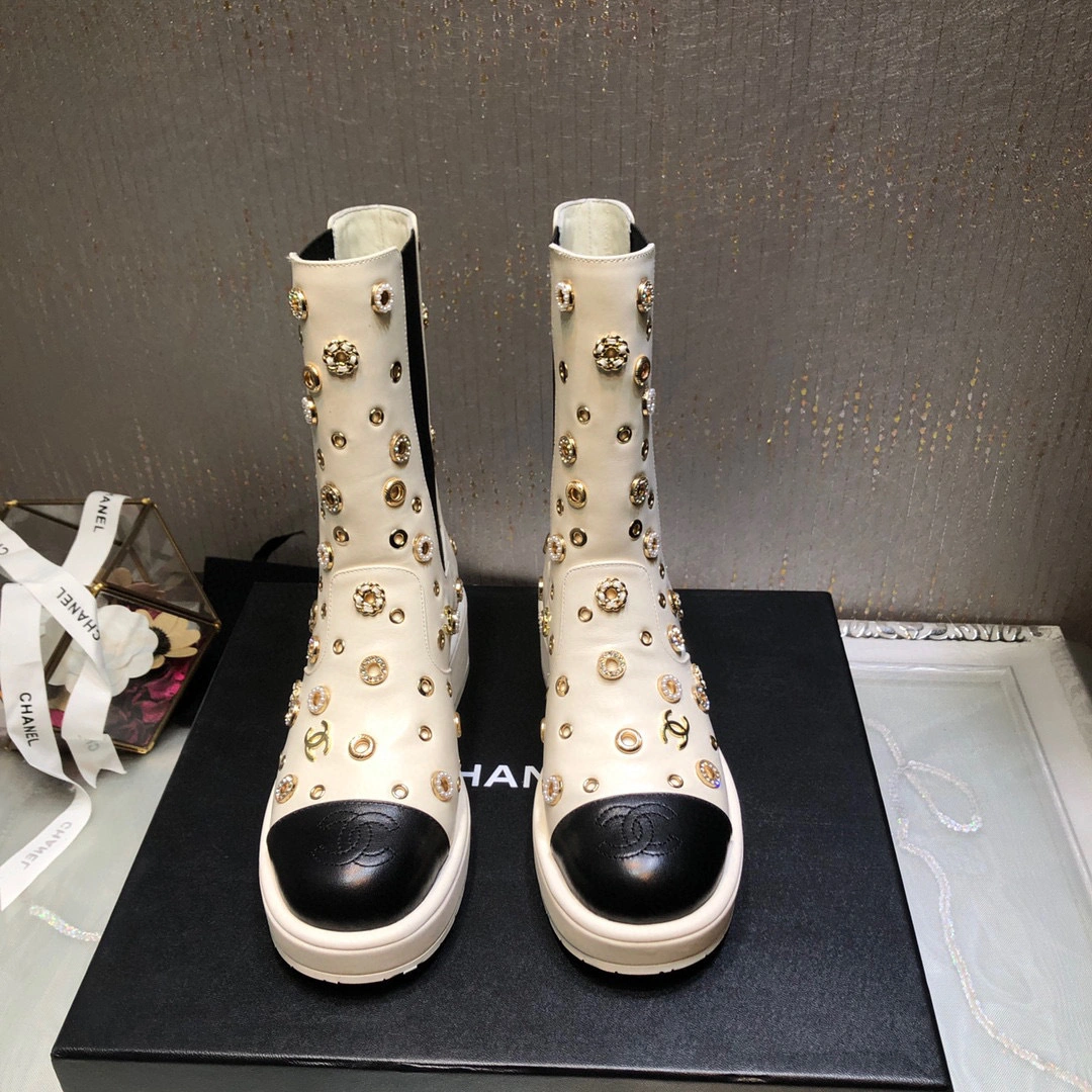 coco- heel height ：4.5cm， Forefoot 2cm，Barrel height ：20cm。 Calfskin Sheepskin item:B-X198J2012
